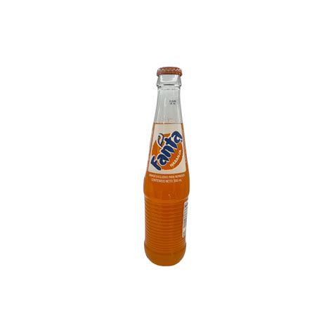 Fanta Orange (Mexican Fanta) cane sugar sweetened 12 oz glass bottle ...