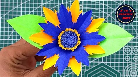 Beautiful Paper Flower Decor🌺 Easy Paper Flower Making🌺 Diy Paper Flower 🌺 Origami Paper Flower