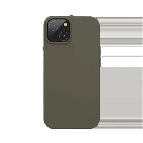 Olive Silicone iPhone 13 Case - Caseface