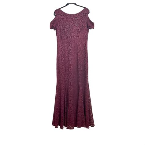 Night Way Collections Dresses Nightway Coldshoulder Lace Glitter