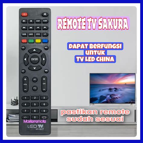 Jual Remot Remote Tv Sakura Animax Led China Xy Shopee Indonesia