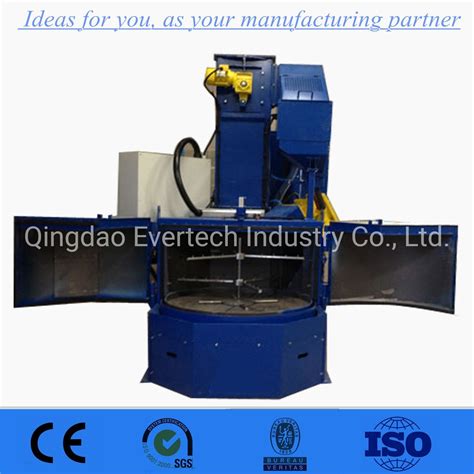 Automatic Rotary Table Sandblasting Machine For Castings Rotary Table