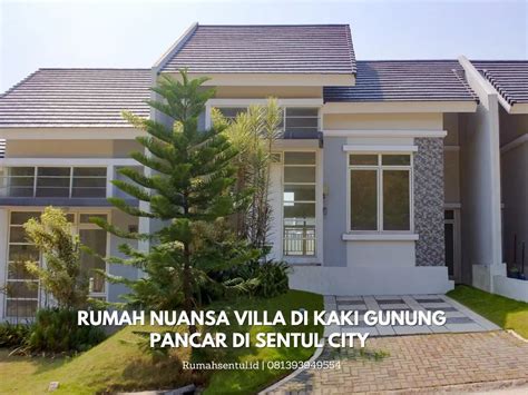 Rumah Villa Minimalis Di Kaki Gunung Pancar Di Sentul City Rumah