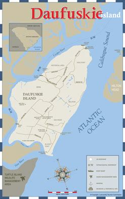 Daufuskie Island Map | Color 2018