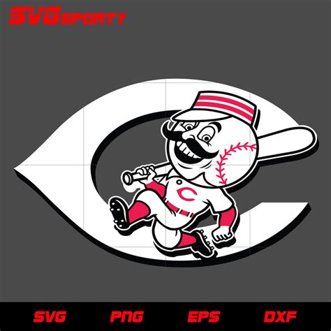 Cincinnati Reds Baseball Logo Svg Mlb Svg Eps Dxf Png Digital Fil