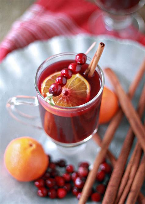 Slow Cooker Cranberry Orange Mulled Wine