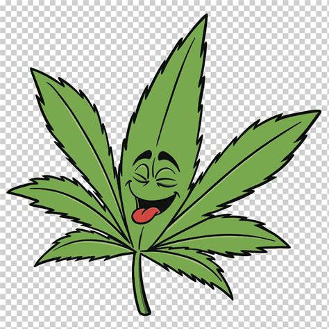 Ilustraci N De Hoja De Cannabis Verde Caricatura De Dibujo De Cannabis