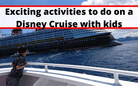 Disney Cruise Exciting Activities for kids • Mouse Travel Matters