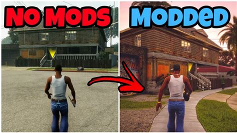 I Installed 25 MODS To Fix And Enhance GTA SA Definitive Edition YouTube