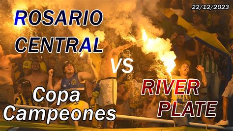 Recibimiento Rosario Central VS River Plate FINAL TROFEO DE CAMPEONES