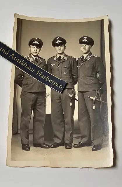 Wk Wk Foto Studio Potrait Soldaten Flieger Luftwaffe Abz Orden