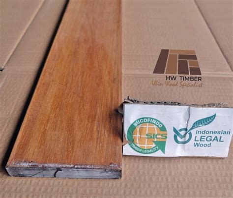 Jual Papan Kayu Ulin Kalimantan 3cm X 10 5cm X 300cm Kab Bekasi HW