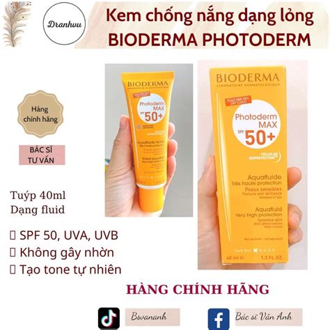 Ch Nh H Ng Kem Ch Ng N Ng D Ng L Ng Bioderma Photoderm Max