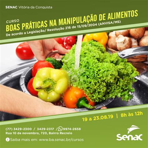 Curso Boas Práticas na manipulação de alimentos Edu Conquista