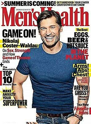 Men S Health Magazine April 2019 Game Of Thrones Star Nikolaj Coster