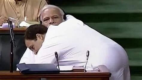 Rahuls Famous Hug What Happened When Modi Govt Faced A No Trust Vote