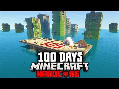 I Survived 100 Days In A Flood In A Zombie Apocalypse Hardcore