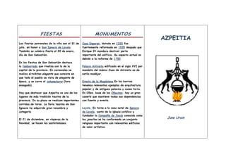 Triptico De Azpeitia June PPT