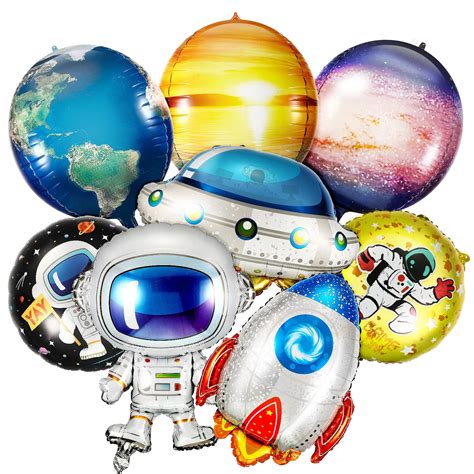 Buy Pieces Planet Balloons Astronaut Space Balloons Inflatable