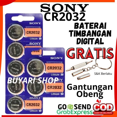 Jual Original Baterai Batre Batrai Batrei Cmos Sony Cr Laptop Pc