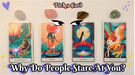 Why Do People Stare At You🤩👀 What Do They Secretly Think Of You🧐 Pick A Card🔮 Youtube