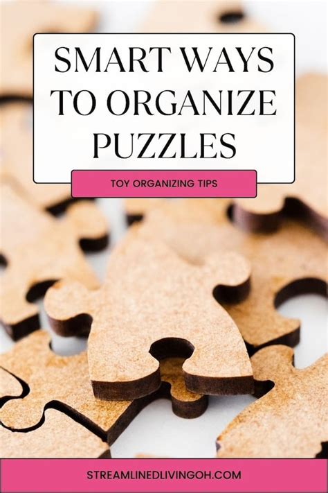 Smart Ways To Organize Puzzles Toy Organization Ideas Streamlined Living