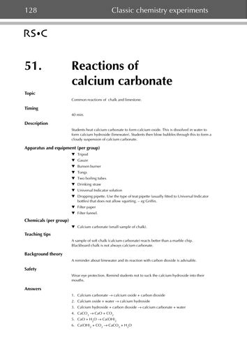 The Limestone Cycle | Teaching Resources