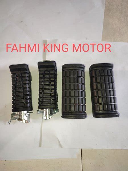 Jual KARET STEP FOOTSTEP DEPAN DAN BELAKANG FOR SUZUKI SMASH SHOGUN