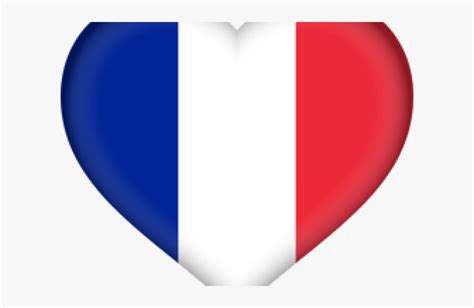 French Flag Clipart - French Flag Emoji Heart, HD Png Download ...