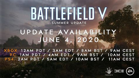 Battlefield 5 Patch Notes Show Summer Update Tomorrow Bringing New Maps Vehicles Weapons