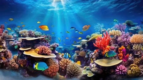 Premium Photo | Biodiversity coral reef