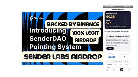 SENDER WALLET AIRDROP BACKED BY BINANCE 100 LEGIT AIRDROP 100 বধ