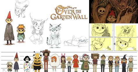 Diseño De Personajes Y Arte Conceptual De Over The Garden Wall