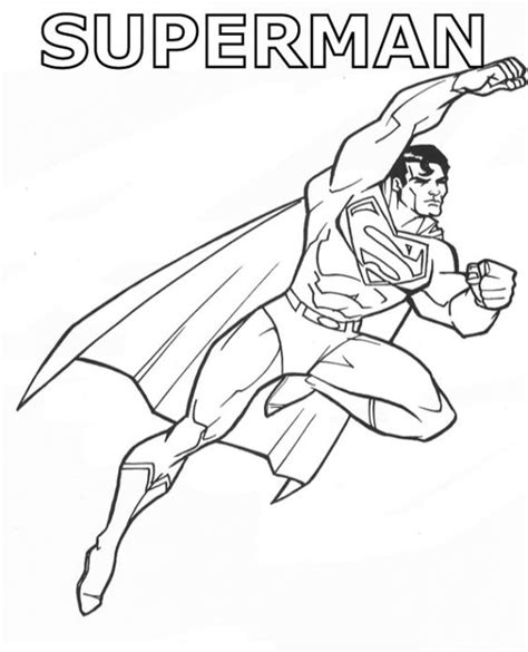 I Disegni Di Superman Da Stampare E Colorare Beb Blog