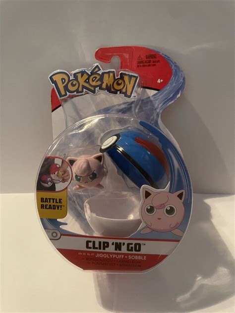 Mavin Pokemon Clip N Go Jigglypuff Ball Action Figure Toy S