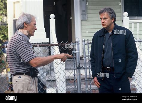 Clint Eastwood Tim Robbins Mystic River 2003 Stock Photo Alamy