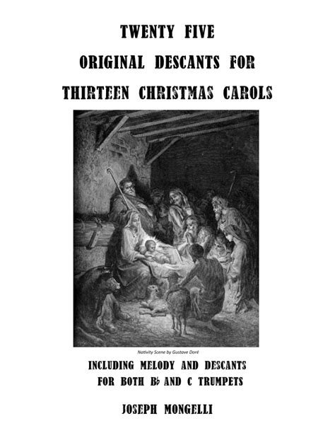 25 Original Descants For 13 Christmas Carols By Joseph Mongelli Sheet