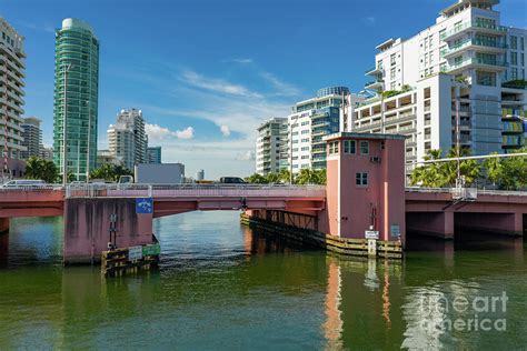 Miami Beach 63rd Street Bridge Photograph by Felix Mizioznikov - Pixels