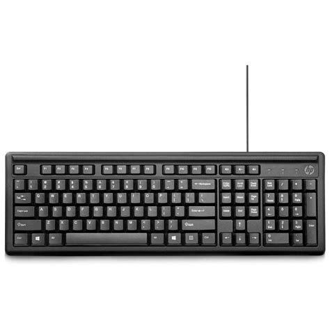 HP 100 Teclado USB Español Negro