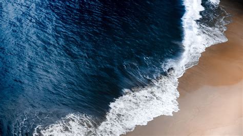 1280x720 Blue Ocean Waves 5k 720P HD 4k Wallpapers, Images, Backgrounds ...