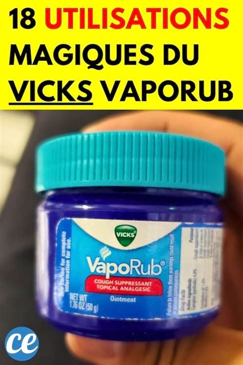 Utilisations Magiques Et M Connues Du Vicks Vaporub