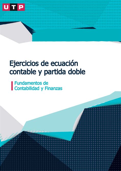 Semana Tarea Ejercicios De Ecuaci N Contable Y Partida Doble