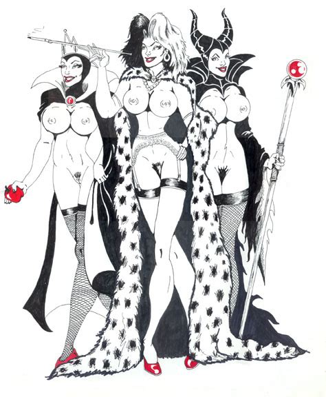 Rule 34 101 Dalmatians 3girls Apple Arms Big Breasts Breasts Cape Cigarette Crossover Crown