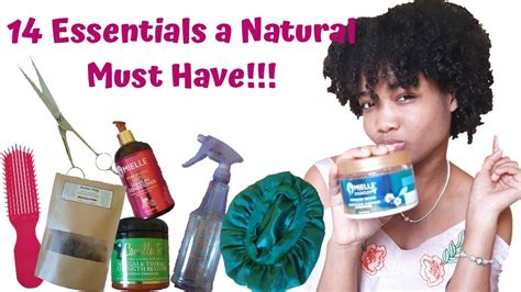 14 Essential Natural Hair Must Haves Beginners Natural Hair Starter Kit Youtube