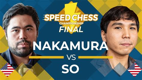 FINAL MATCH Hikaru Nakamura Vs Wesley So Speed Chess Championship