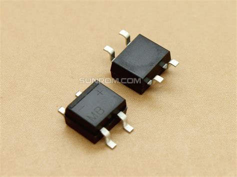 MB10S 700V 0 8A SMD Diode Bridge 6459 Sunrom Electronics