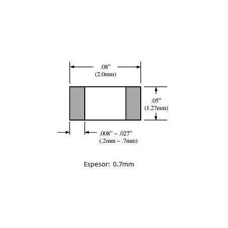 Capacitores Cer Micos Smd Pf V