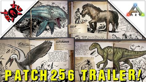 ARK PATCH 256 TRAILER EQUUS LEEDSICHTHYS ICHTHYORNIS IGUANODON