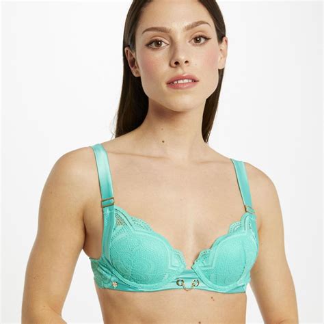 Soutien Gorge Ampliforme Coque Moul E Vert Laura Morgan Lingerie Fitancy