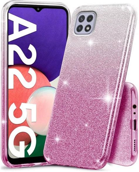 Etui Samsung Galaxy A G Brokat Glitter Srebrno Etui Na Telefon